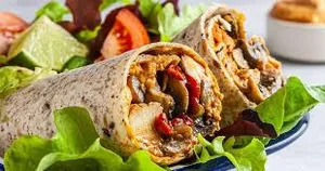 Vegan mushroom shawarma