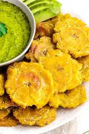 Spicy crunchy smashed plantain