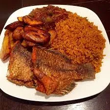 jollof rice with fish