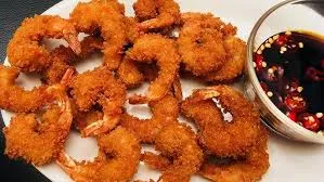 Golden fried shrimp