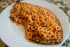 Heinz Spaghetti Hoops on Toast