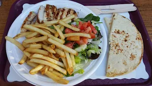 Grilled Chicken Strips Meal