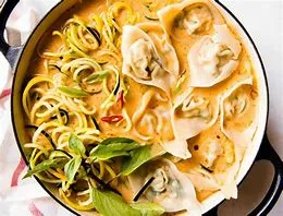 Wonton & Noodle In Curry Soup
