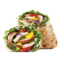 CREAMY MEDITERRANEAN CHICKEN WRAP