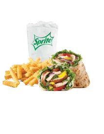 CREAMY MEDITERRANEAN CHICKEN WRAP MEAL (S)