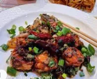 Quick Sauteed Prawns Beijing Style