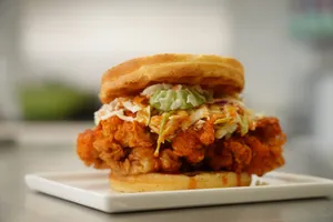 Chicken Waffle Sandwich