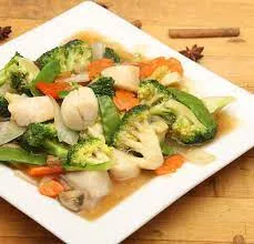 Scallop With Mixed Vegetables