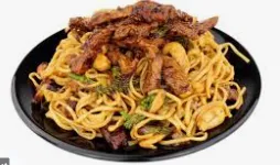 BEEF CHOW FUN NOODLE WITH BLACK BEAN SAUCE