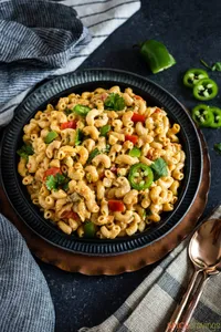 Spicy Portobello Mac and Cheese