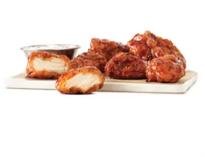 HOT HONEY SAUCE BONELESS WINGS 6pcs