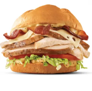 ROAST CHICKEN BACON SWISS SANDWICH