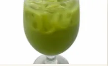 ICED MATCHA ALMOND MILK LATTE