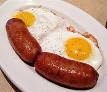 2 Eggs & Sausage Breakfast