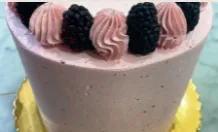 BLACKBERRY LEMON CAKE
