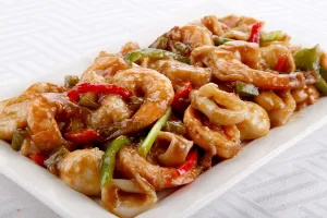 Sizzling Seafood Delight 鐵板海鮮