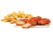 6PC BUFFALO BONELESS WINGS & FRIES (S)