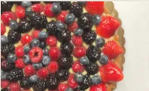 MIXED BERRY TART